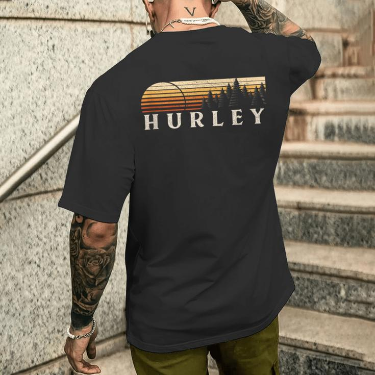 Hurley Va Vintage Evergreen Sunset Eighties Retro Men's T-shirt Back Print Gifts for Him