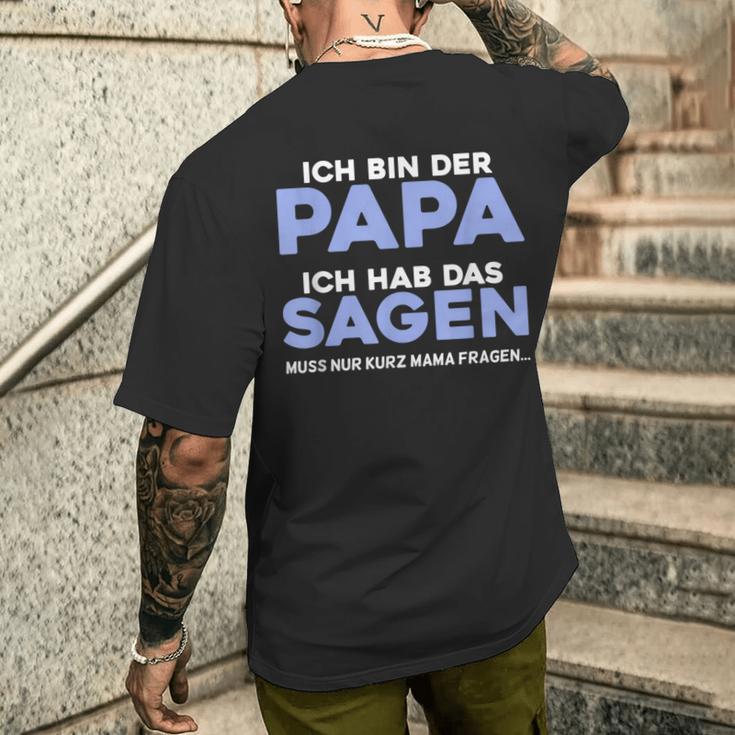 Ich Bin Der Papa T-Shirt mit Rückendruck Geschenke für Ihn