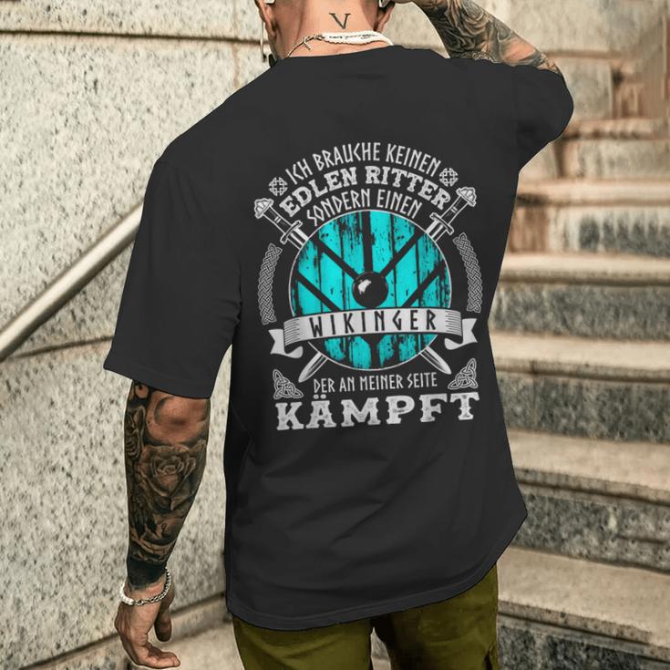 Ich Brauche Eineniking Shield Odinalhalla Schildmaid S T-Shirt mit Rückendruck Geschenke für Ihn