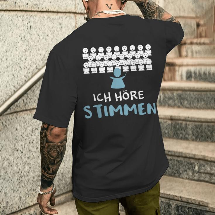 Ich Hörre Stimmen T-Shirt mit Rückendruck Geschenke für Ihn