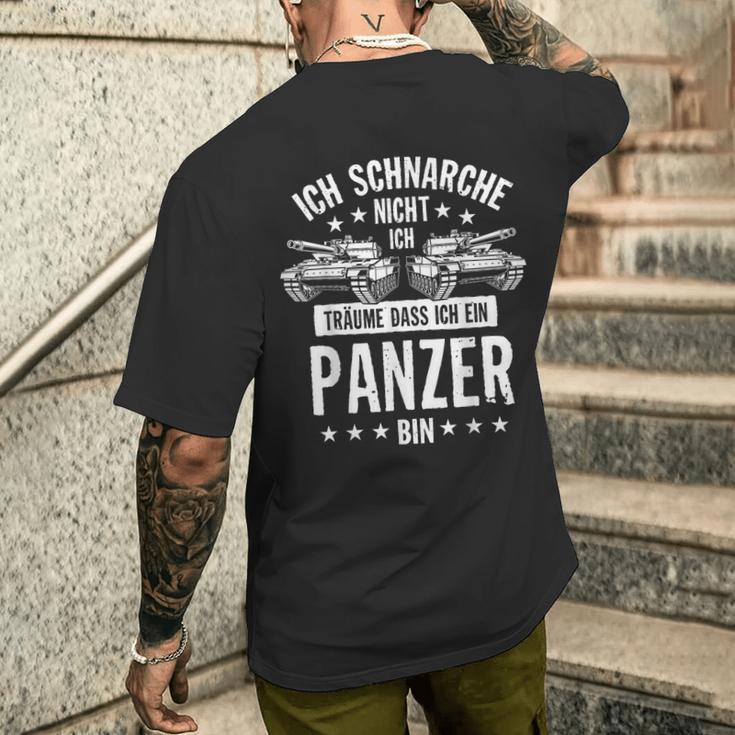 Ich Schnarche Nicht, Panzer Träume Kurzärmliges Herren-T-Kurzärmliges Herren-T-Shirt, Lustiges Schlafshirt Geschenke für Ihn