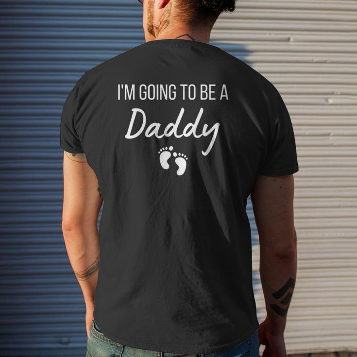 I'm Going To Be A Daddy Pregnancy Announcement New Dad Mens Back Print T-shirt Gifts for Him
