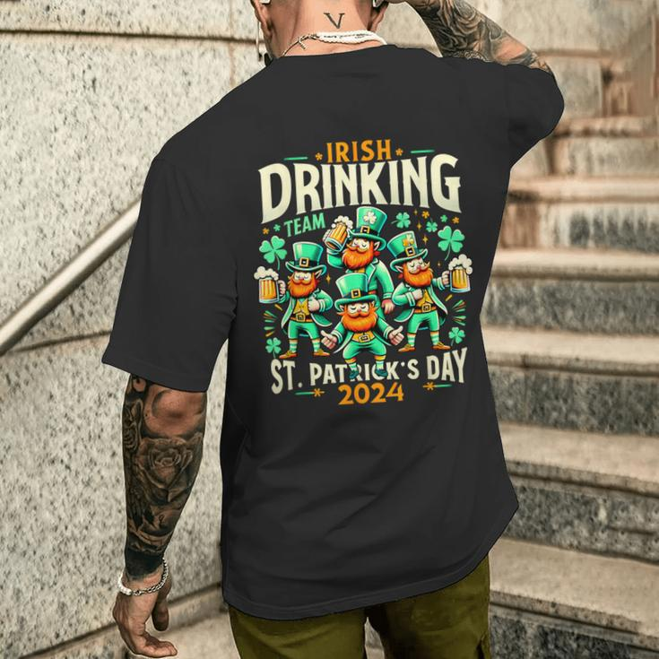 Irish Drinking Team Irish Beer Lovers St Patrick's Day 2024 Men's T-shirt Back Print Gifts for Him