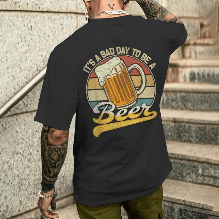 Its A Bad Day To Be A Beer Men's T-shirt Back Print Gifts for Him
