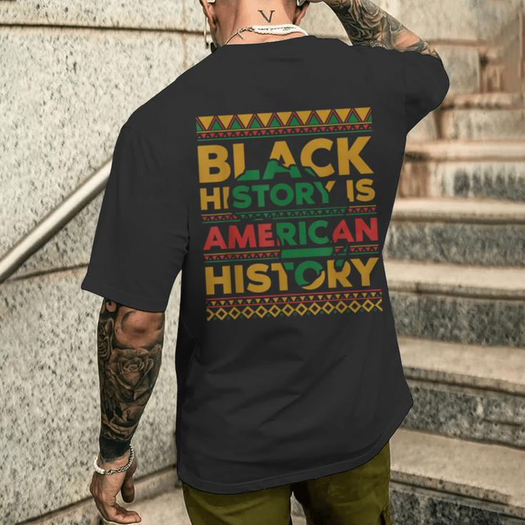 It's The Black History For Me History Month Melanin Girl Men's T-shirt Back Print Gifts for Him