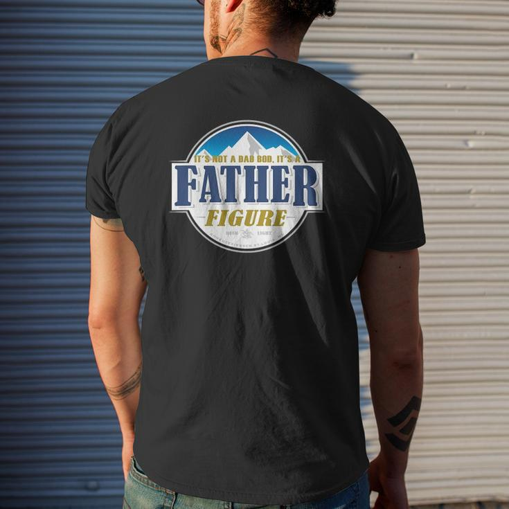 It's Not A Dad Bod It's A Father Figure Buschs Light Beer Mens Back Print T-shirt Gifts for Him