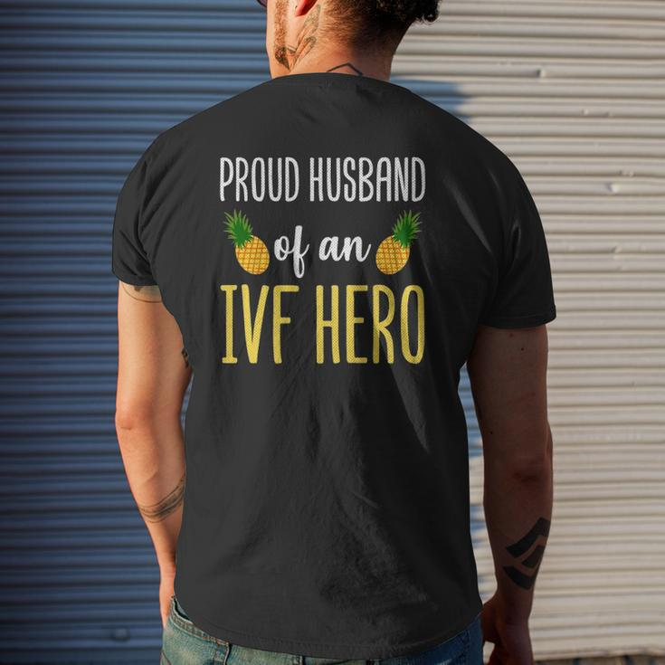 Ivf Transfer Day Ivf Husband In Vitro Fertilization Dad Mens Back Print T-shirt Gifts for Him