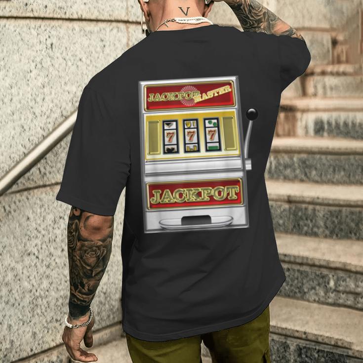 Jackpot Du Bist Ein Slot-Machine Nicht Annoying Costume T-Shirt mit Rückendruck Geschenke für Ihn