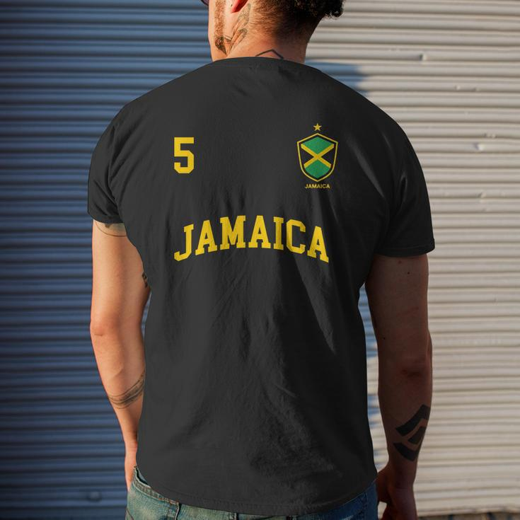 Jamaica Shirt Number 5 Soccer Team Sports Jamaican Flag Shirt Hoodie Tank Top Mens Back Print T-shirt Gifts for Him