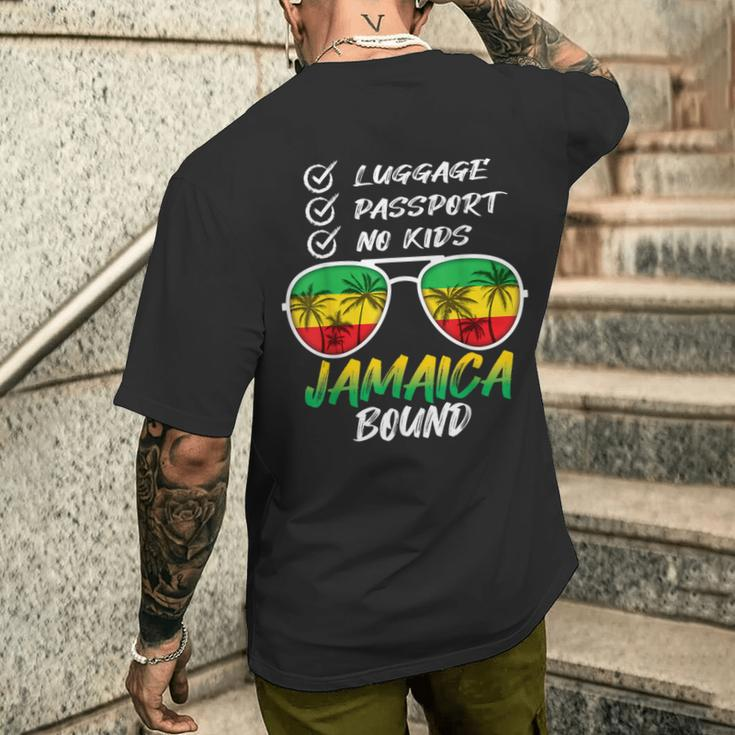 Jamaican Travel Vacation Trip Outfit To Jamaica Women Men's T-shirt Back Print Gifts for Him