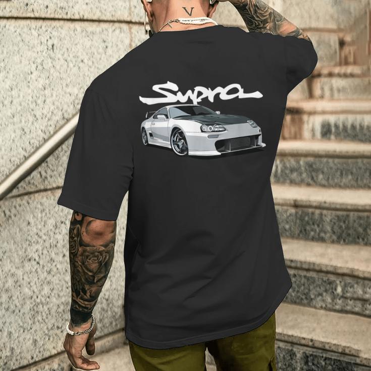 Jdm Mkiv Supra 2Jz Street Racing Drag Drift T-Shirt mit Rückendruck Geschenke für Ihn