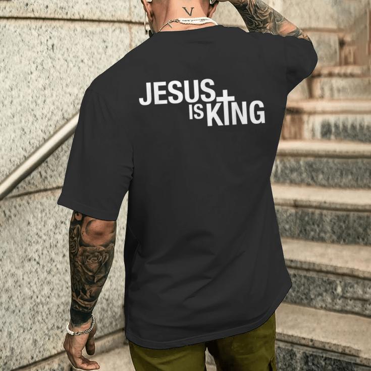 Jesus Is King T-Shirt mit Rückendruck Geschenke für Ihn