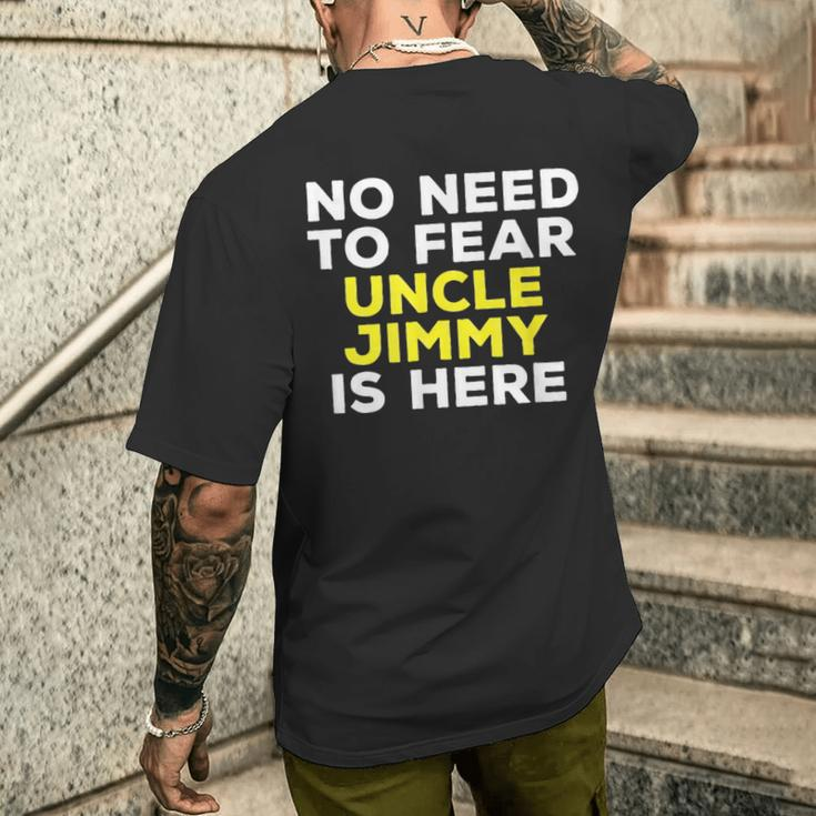 Jimmy Uncle Family Graphic Name Men's T-shirt Back Print Gifts for Him
