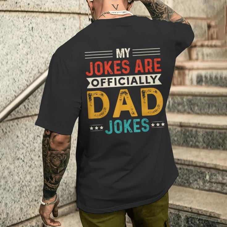 My Jokes Are Officially Dad Jokes Happy Father's Day 2024 Men's T-shirt ...