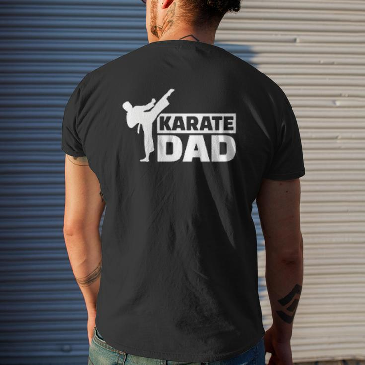 Karate Dad Karateka Mens Back Print T-shirt Gifts for Him