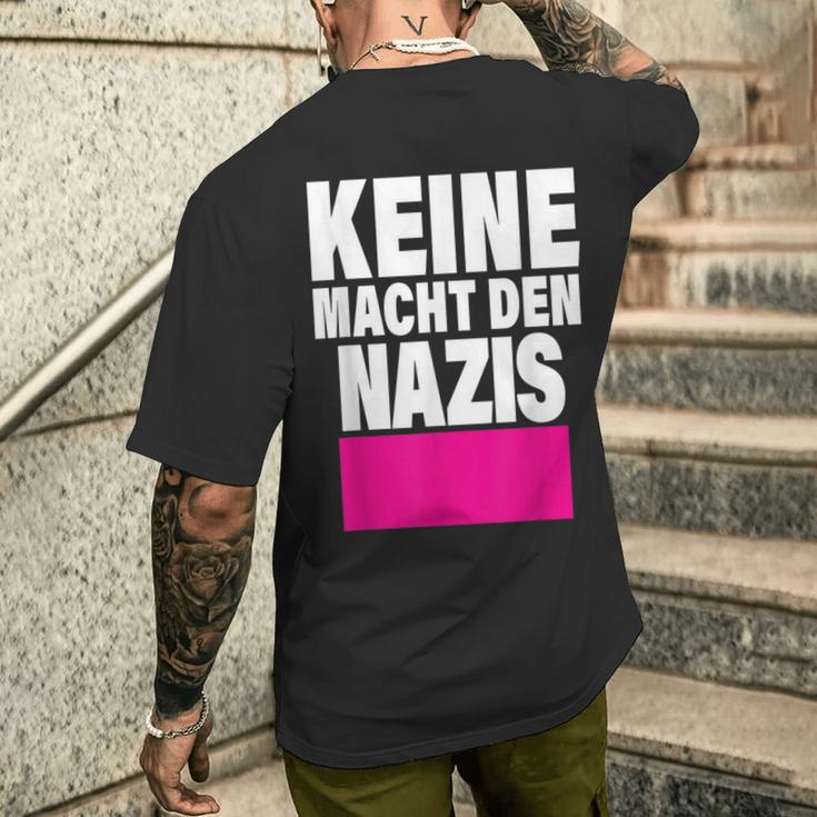 Keine Macht Den S Anti Rassismus Nzs Rechtsextemismus T-Shirt mit Rückendruck Geschenke für Ihn