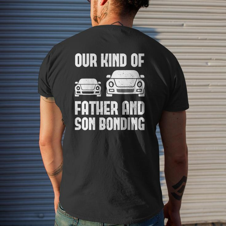 Our Kind Of Father Son Bonding Auto Enthusiast Car Dad Mens Back Print T-shirt Gifts for Him