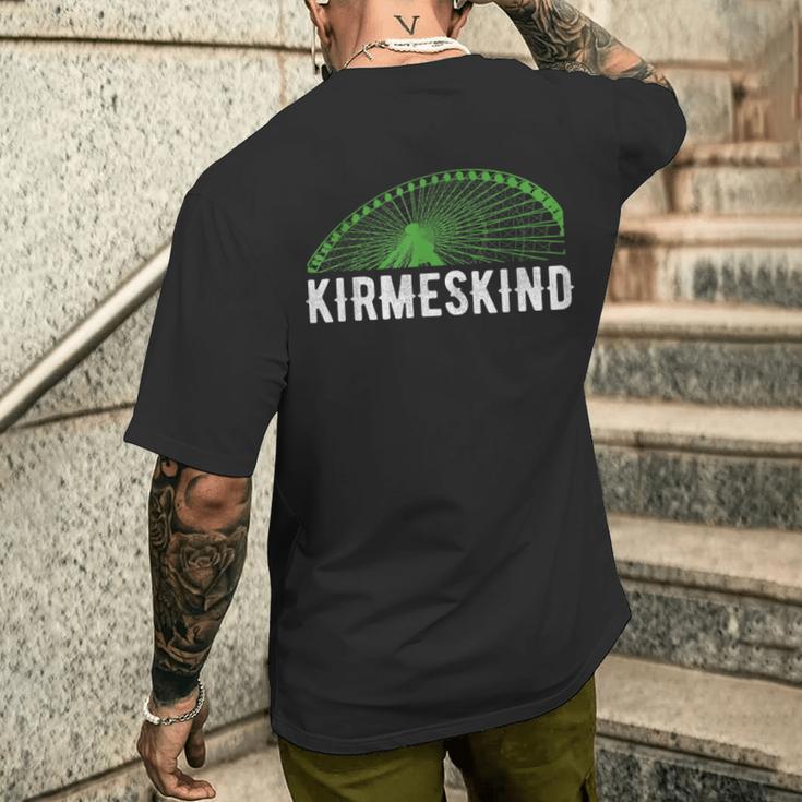 Kirmeskind Kirmes Ferrenrad Rummelplatz T-Shirt mit Rückendruck Geschenke für Ihn