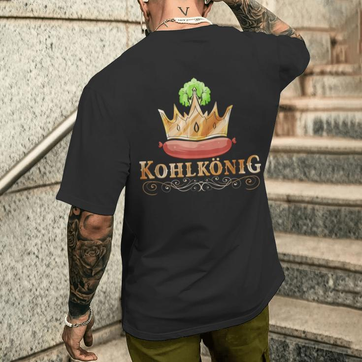 Kohlkönig Kohlfahrt Kohltour Grünkohl North German T-Shirt mit Rückendruck Geschenke für Ihn