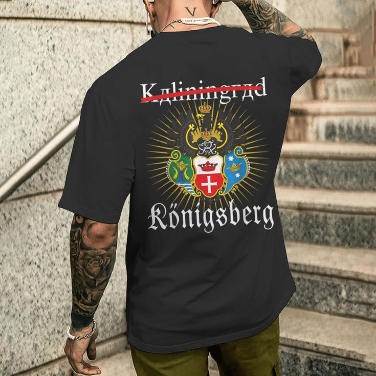 Königsberg Coat Of Arms East Prussia Prussia S T-Shirt mit Rückendruck Geschenke für Ihn