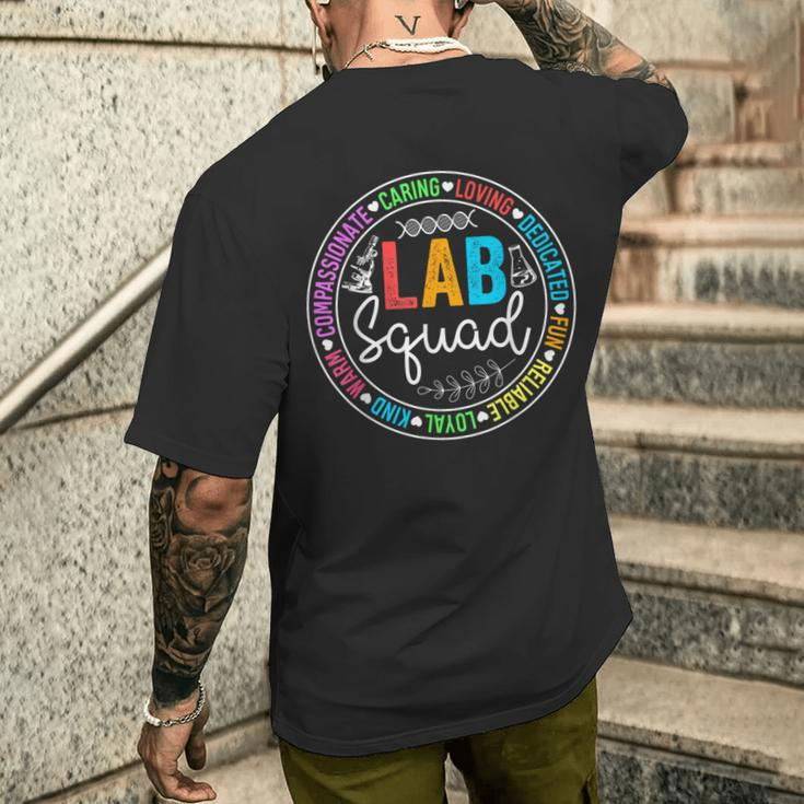 Lab Squad Lab Week 2024 Medical Laboratory Technician Men's T-shirt Back Print Gifts for Him
