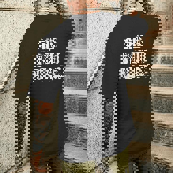 Las Niñas Inventaron El Punk Rock Camiseta Hombre Estampado Espalda Regalos para él