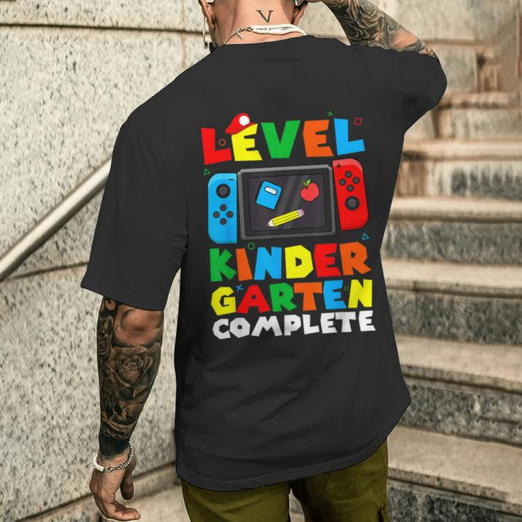Last Day Of Kindergarten Graduation Gaming Kindergarten Boys Men's T-shirt Back Print Gifts for Him
