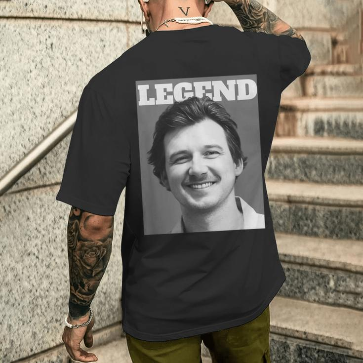 Last Night Hot Of Morgan Shot April 2024 Legend Men's T-shirt Back Print Gifts for Him