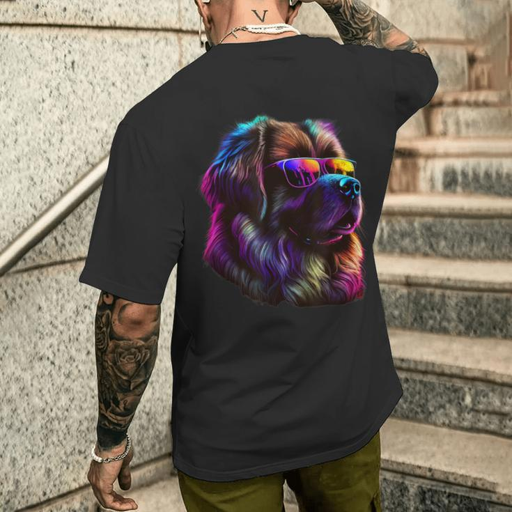 Leonberger Dog Leonberger T-Shirt mit Rückendruck Geschenke für Ihn