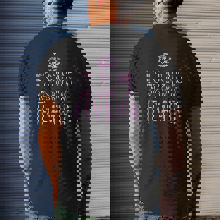 Les Legendes Sont Nees En Fevrier Tshirt T-shirt imprimé au dos Cadeaux pour lui