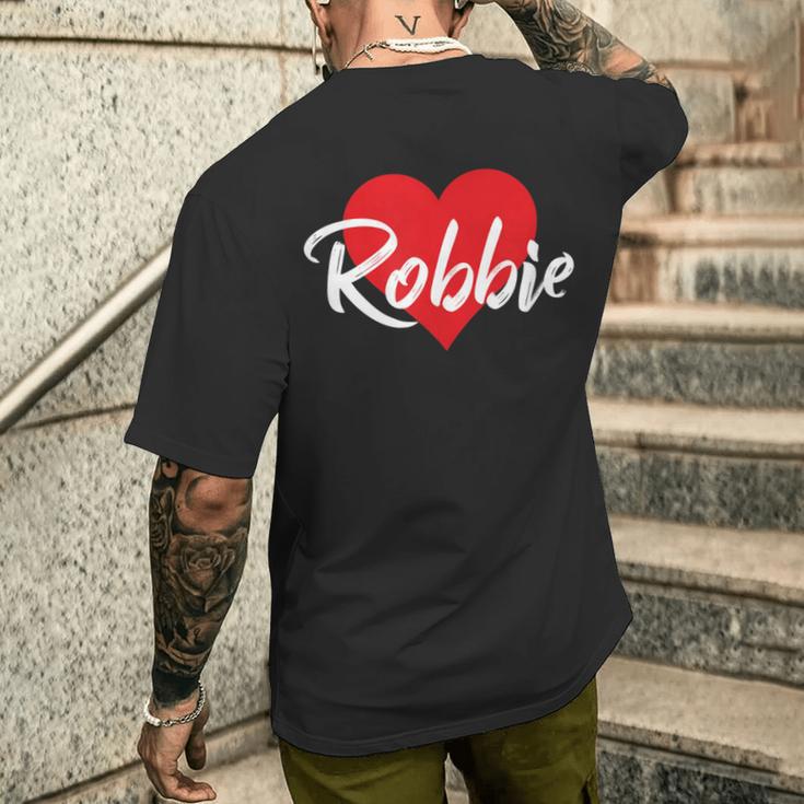 I Love Robbie I Love Robbie S T-Shirt mit Rückendruck Geschenke für Ihn