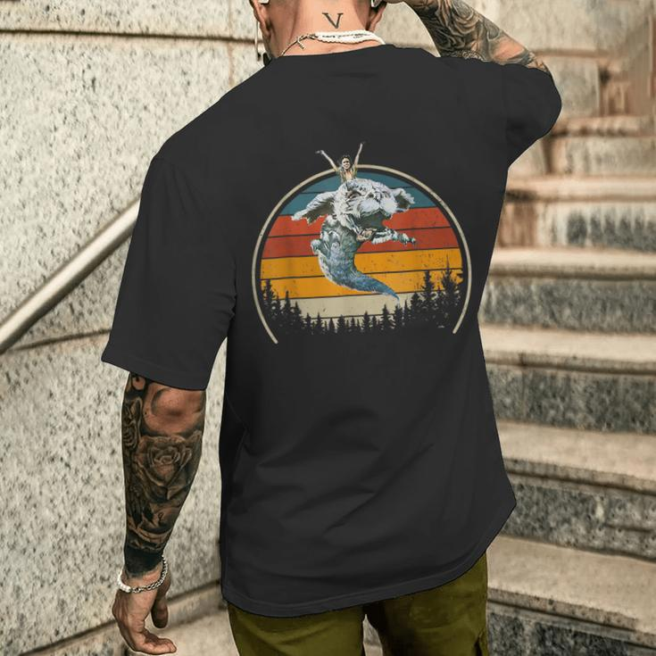 Luck Dragon Falkor The Neverending Story Men's T-shirt Back Print Gifts for Him
