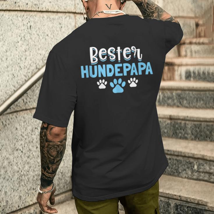 Lustig Hunde Papa Spruchater Männer Stolzer Hundevater T-Shirt mit Rückendruck Geschenke für Ihn