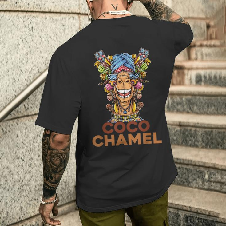 Lustige Kokos-Chamelle T-Shirt mit Rückendruck Geschenke für Ihn