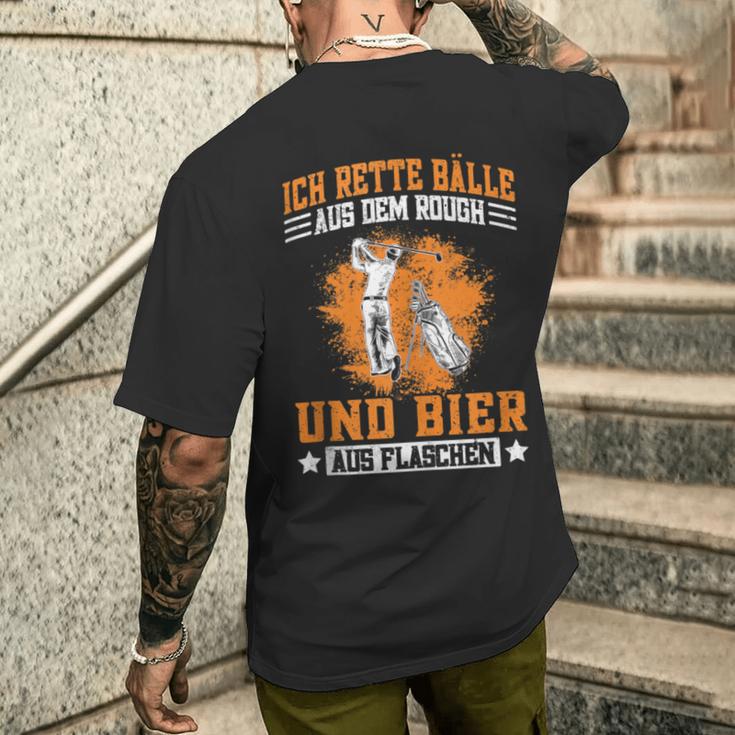 Lustiger Spruch Golfmotiv Golfspieler Papa Golf T-Shirt mit Rückendruck Geschenke für Ihn