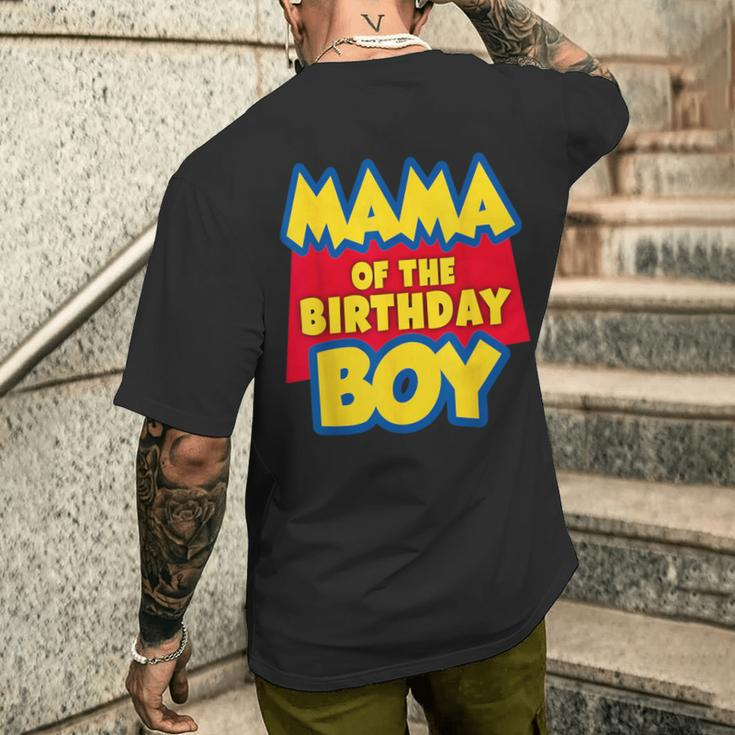 Mama Of The Birthday Boy Toy Story Decorations Men's T-shirt Back Print Gifts for Him