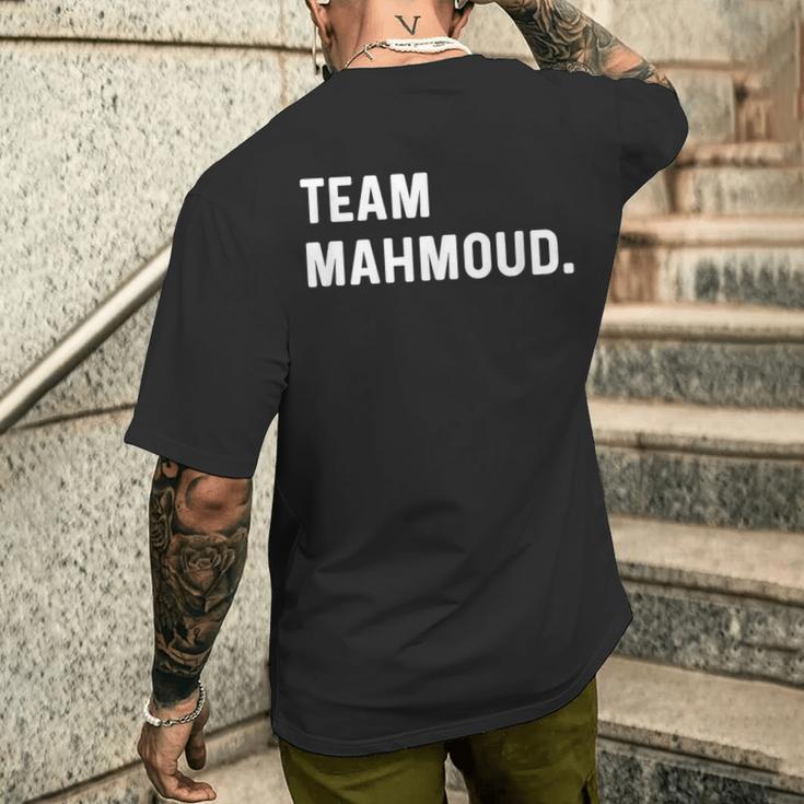 Mannschaft Mahmoud T-Shirt mit Rückendruck Geschenke für Ihn