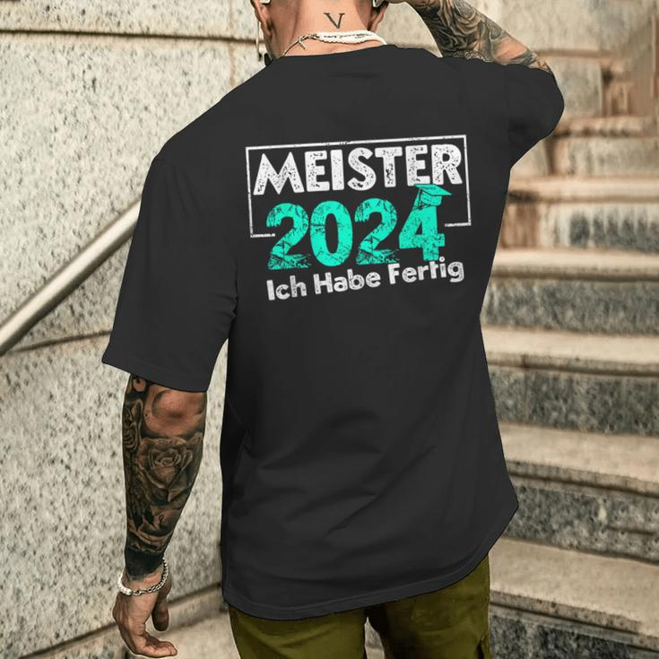 Master 2024 Masterletter Master Exam T-Shirt mit Rückendruck Geschenke für Ihn