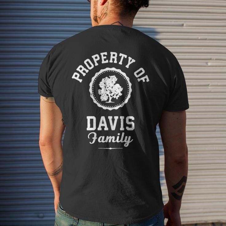 Matching Davis Family Last Name For Camping And Road Trips Men's T-shirt Back Print Gifts for Him