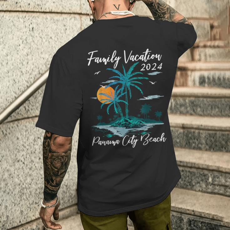 Matching Family Vacation 2024 Florida Panama City Beach Men's T-shirt Back Print Gifts for Him