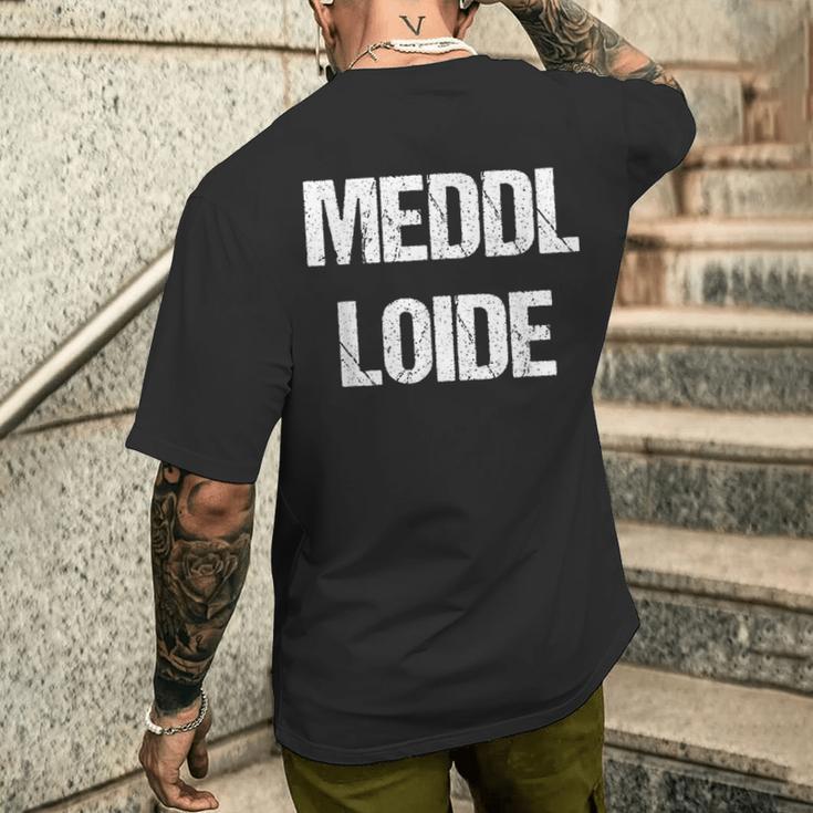 Meddl Loide Ehrenhaider T-Shirt mit Rückendruck Geschenke für Ihn