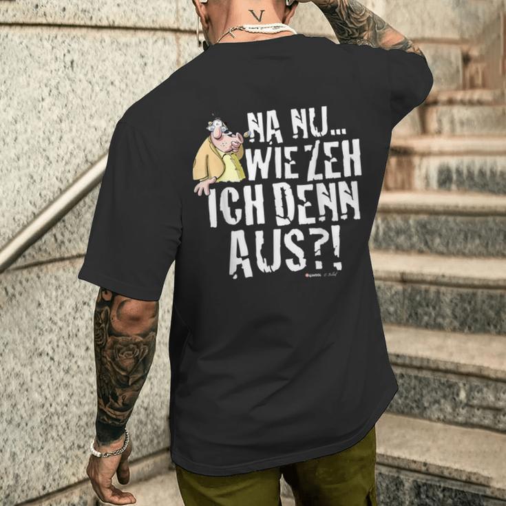 Meister Röhrich Na Nu Wie Seh' Ich Denn Aus T-Shirt mit Rückendruck Geschenke für Ihn