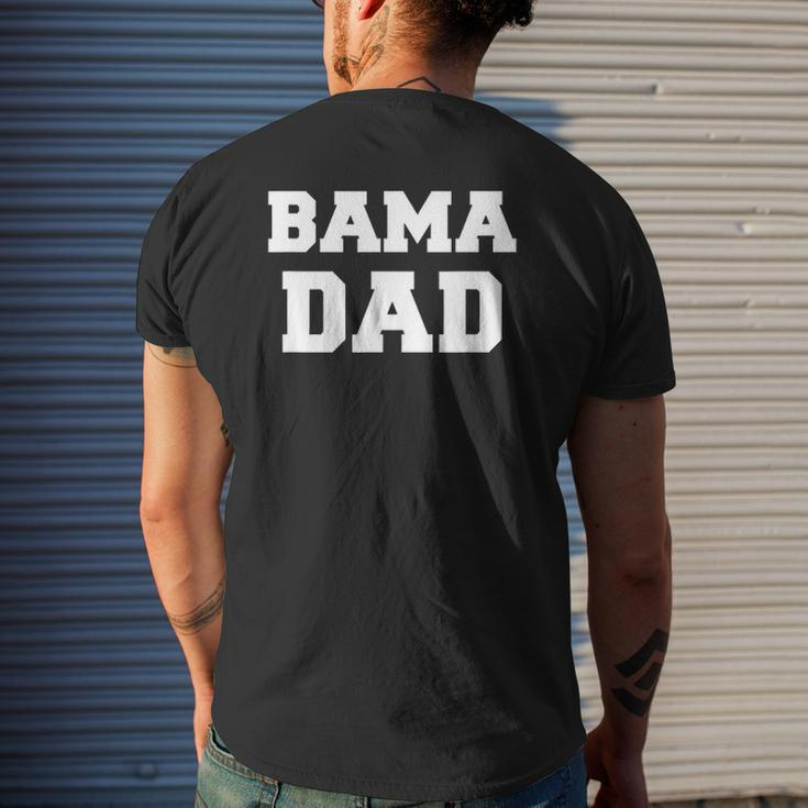 Mens Bama Dad Alabama Birmingham Shoals Huntsville South Mens Back Print T-shirt Gifts for Him