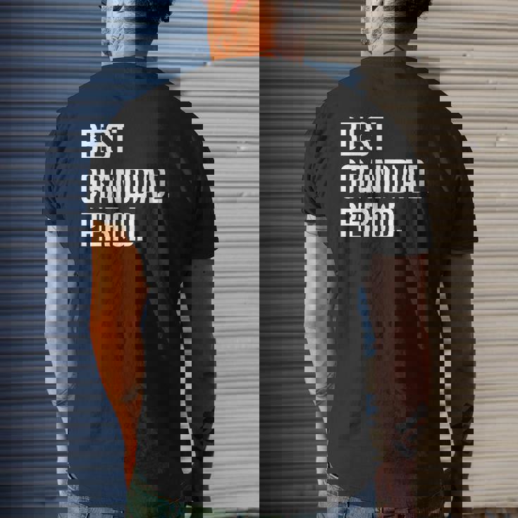 Mens Best Granddad Period Style 1 Ver2 Mens Back Print T-shirt Gifts for Him