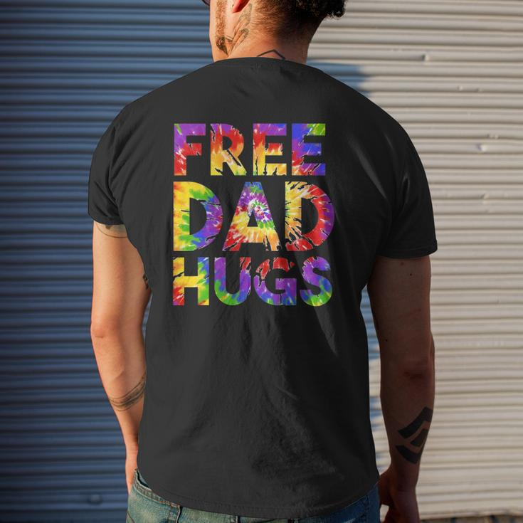Mens Free Dad Hugs Pride Lgbtq Gay Rights Straight Support Mens Back Print T-shirt Gifts for Him