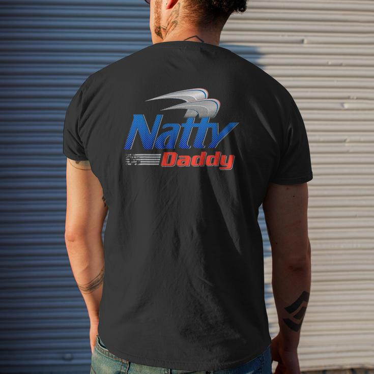 Mens Natty Daddy Dad Bod Light Humor Beer Lover Father's Day Mens Back Print T-shirt Gifts for Him