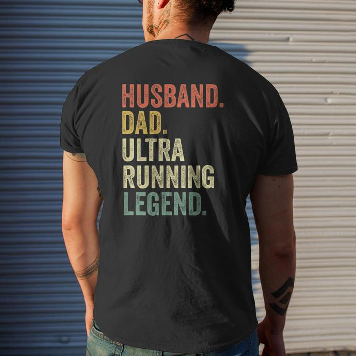 Mens Ultra Runner Men Husband Dad Vintage Trail Running Mens Back Print T-shirt Gifts for Him