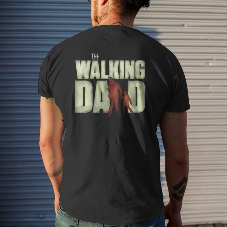 Mens The Walking Dad Cool Father's Day Mens Back Print T-shirt Gifts for Him