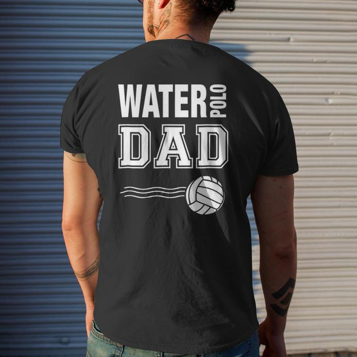 Mens Water Polo Dad Novelty Mens Back Print T-shirt Gifts for Him