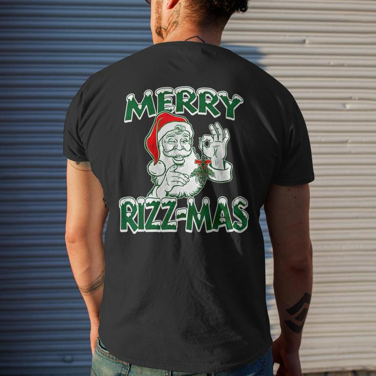 Merry Rizz-Mas Men's T-shirt Back Print Gifts for Him